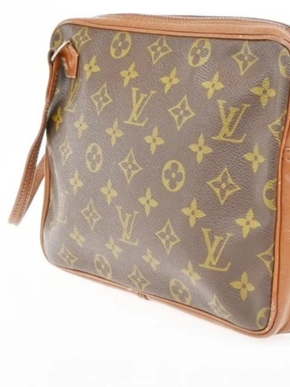 LOUIS VUITTON Logo Pochette Sports Clutch Hand Bag Monogram Leather BN 04KC585 - Picture 4 of 15